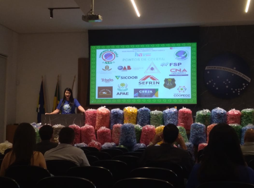 Evento: Entrega de tampinhas da Campanha do Hospital de Amor em Cacoal