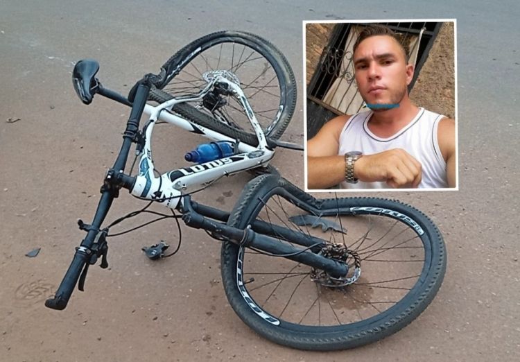 Em Porto Velho, ciclista morre atropelado e motorista de carro foge sem prestar socorro