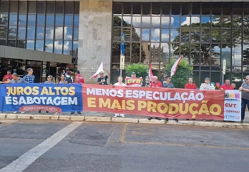 Centrais Sindicais convocam atos contra juros altos e política do Banco Central