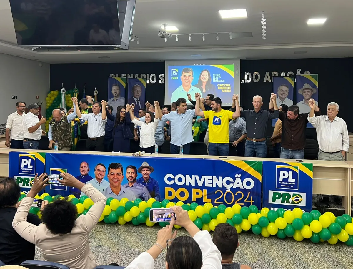 Convenção do PL de Cacoal Homologa Candidatura de Celso Popó e Gil Cardoso