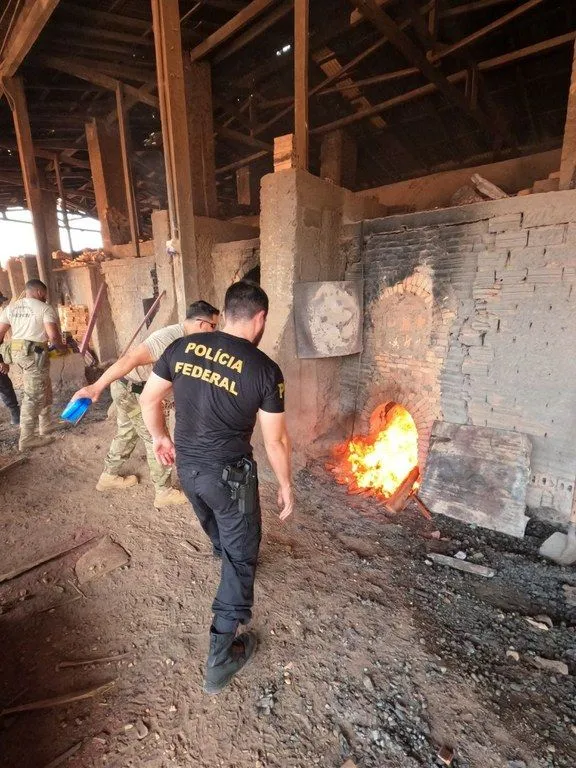 PF realiza incineração de drogas em Rondônia