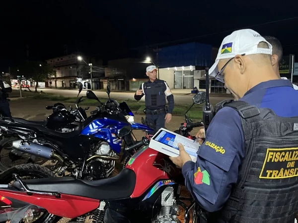 Operações de fiscalização reforçam segurança no trânsito em Rondônia durante o final de semana