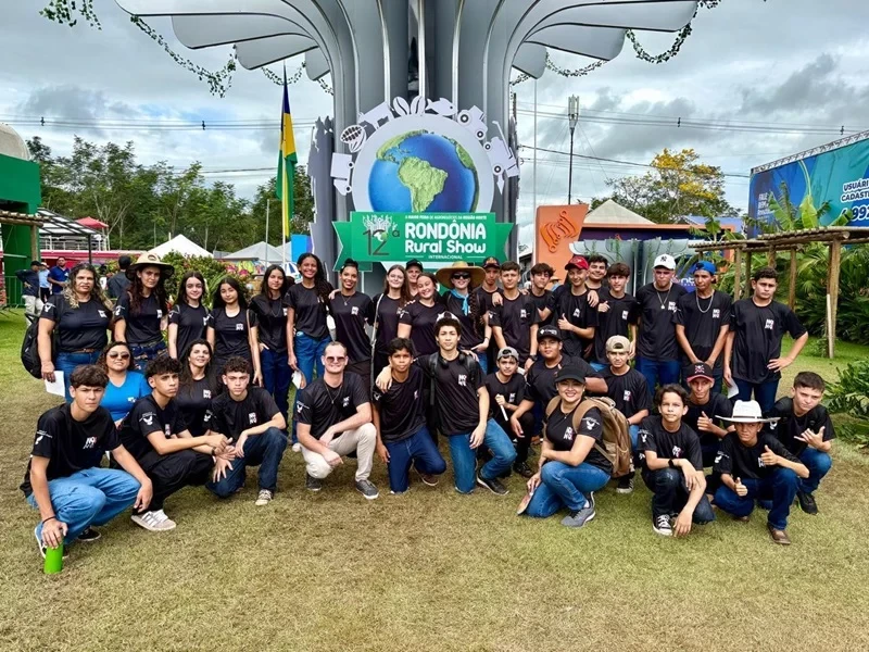 Rolim: Alunos da Escola Francisca Duran participaram da Rondônia Rural Show