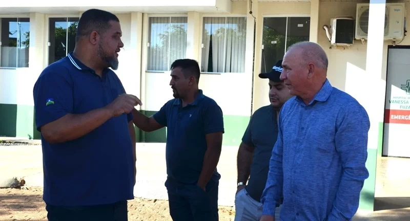 Ezequiel Neiva confirma compromisso para implantação de estação de tratamento de esgoto no Hospital de Alta Floresta D’Oeste