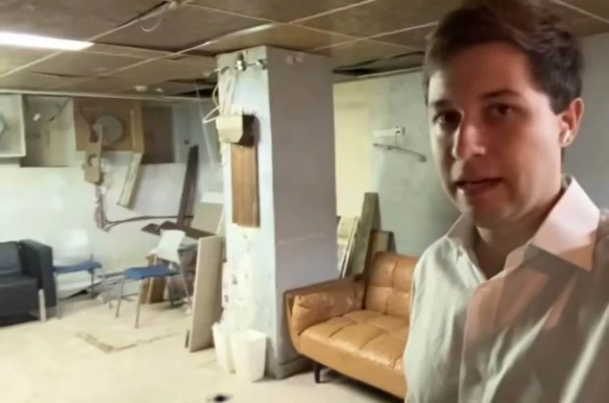 Vereador do RJ mostrou bunker onde comitiva se abrigou durante ataques a Israel