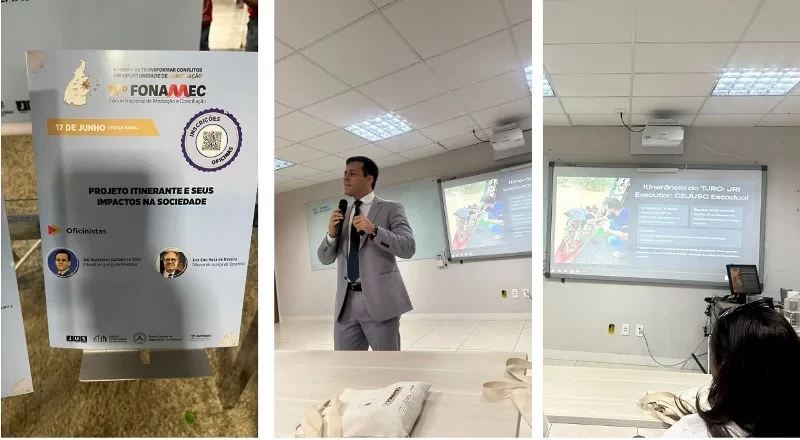 Justiça Itinerante de RO é destaque no Fórum Nacional de Mediação e Conciliação